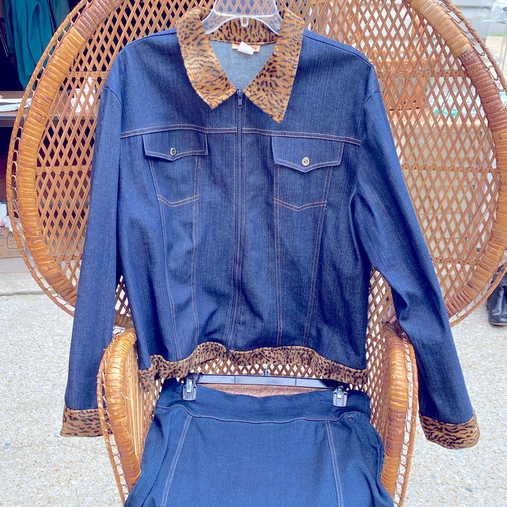 Fashion Love Denim Jacket Size XL